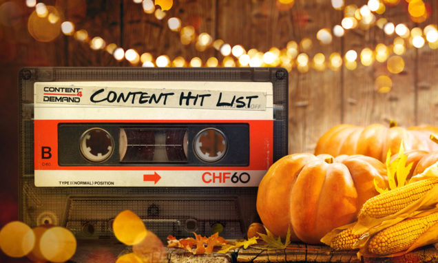 Thanksgiving Content Hit List